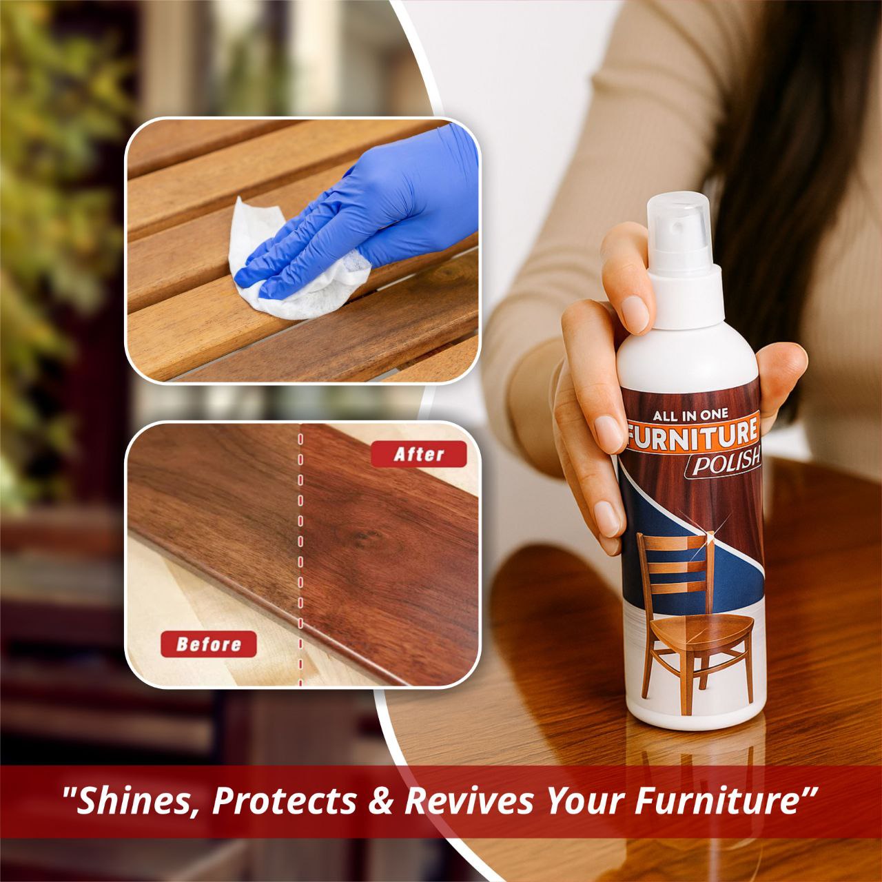Furniture Polish and Cleaner Spray - 🔥 Buy 1 Get 2 FREE 🔥