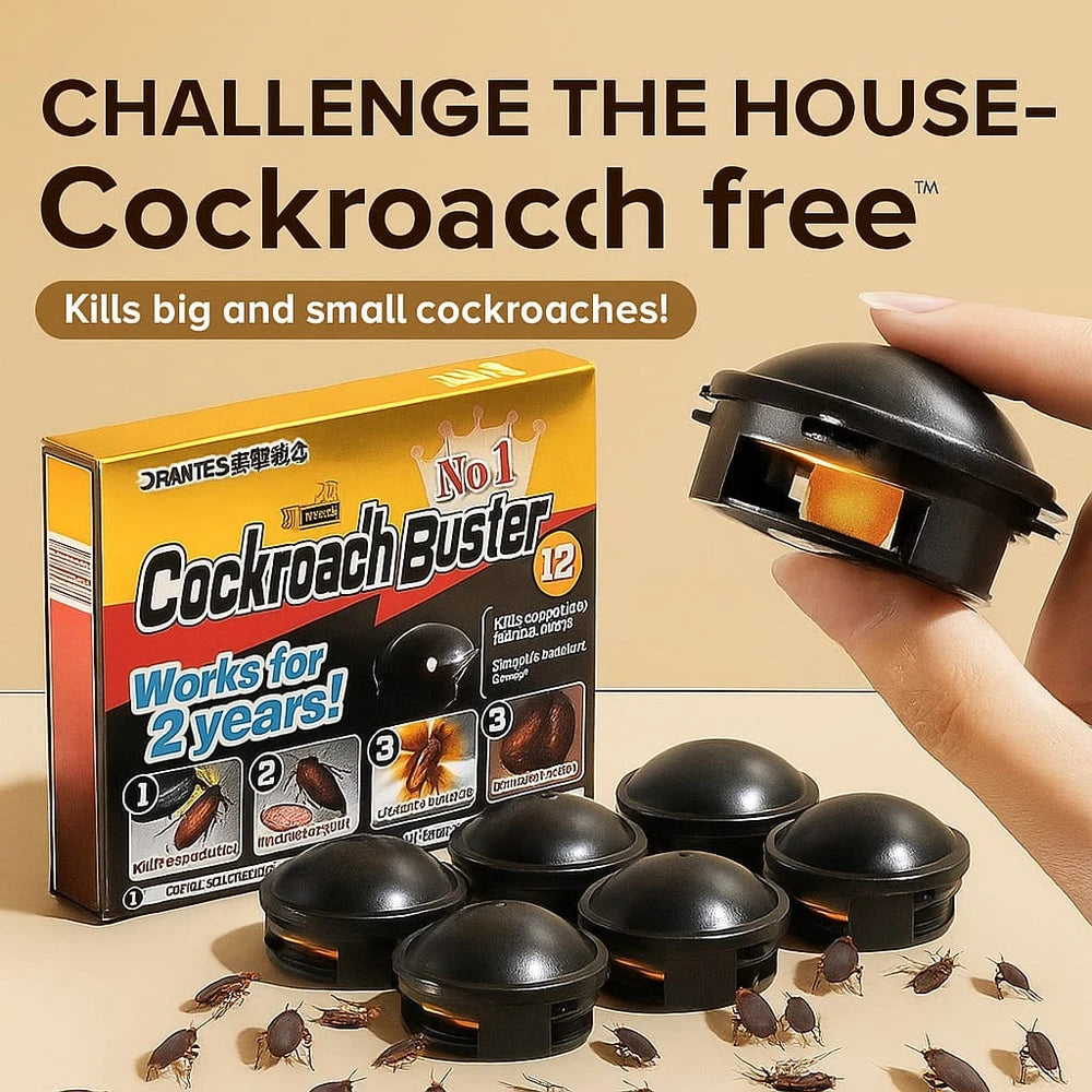 🌿NatureShield Plant-Based Roach Control – Made in Japan (12 Pcs)